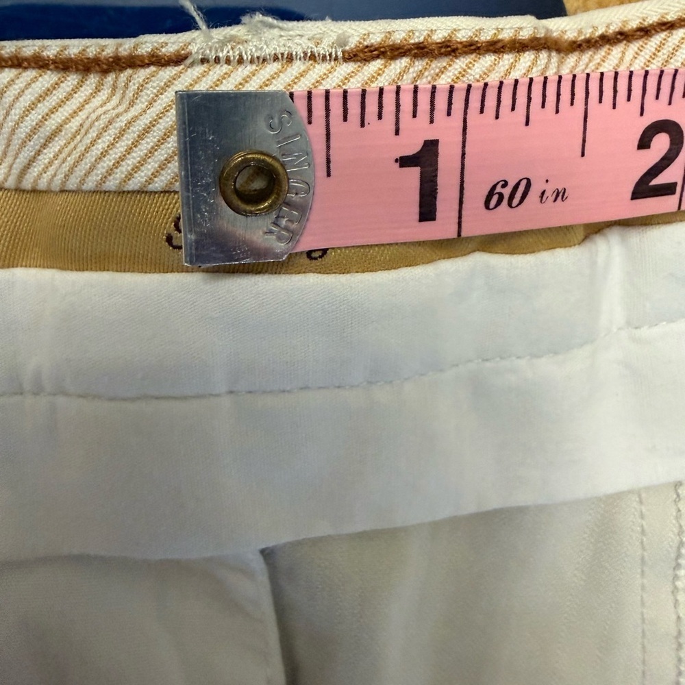 Tommy Bahama Silk Shorts Mens 36 Khaki Pleated 9” Inseam Casual Golf - Picture 10 of 12